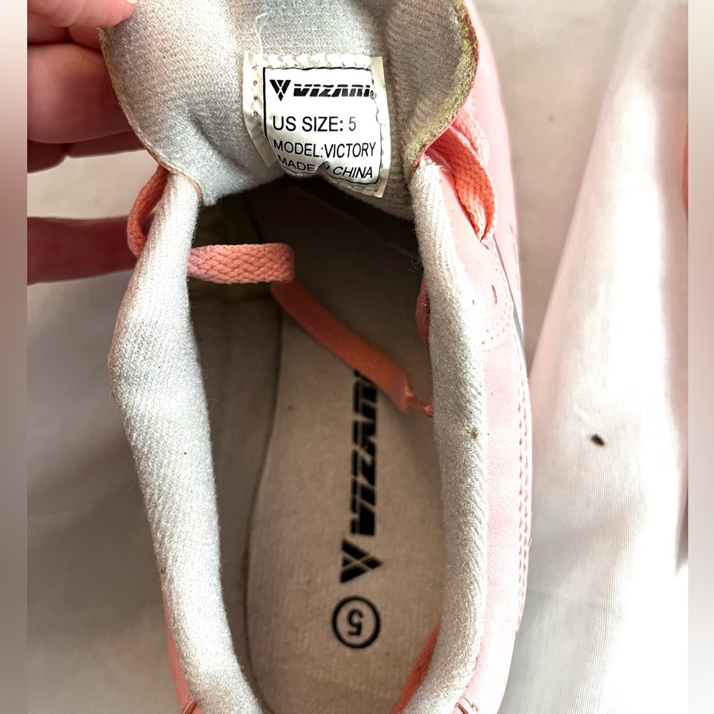 Vizari Victory Pink Cleats sz 5 - Picture 6 of 7
